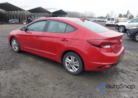 2019 Hyundai Elantra Sel z USA, uszkodzony, nr VIN 5NPD84LF9KH453394